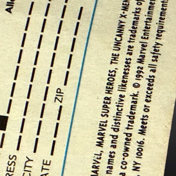 Vintage 1992 ToyBiz Uncanny X-Men Sauron Blast Attack Wing Action Figure Sealed - Picture 7 of 8